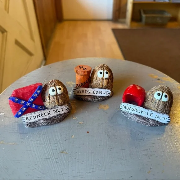 New- Your choice of one Novelty Nut Figurines Hilarious Adorable and Fun - Picture 14 of 14